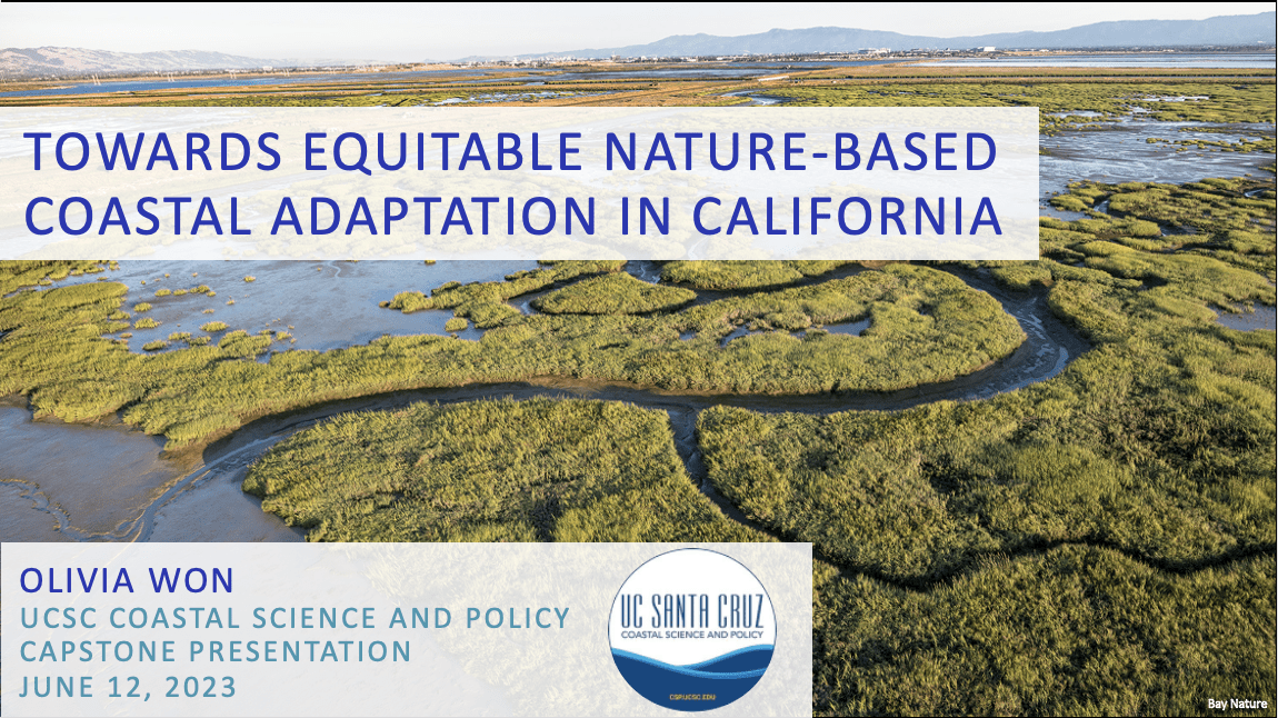 Slide of Using Policy-Relevant Science to Accelerate Progress on California Central Valley Chinook Salmon Restoration of tim sculls